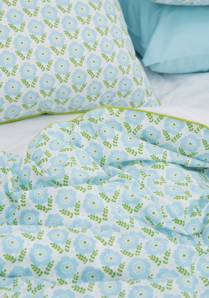 Printed cotton fabric - Spear Mint