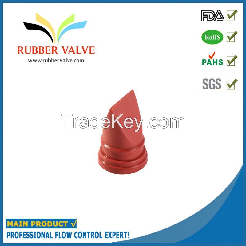 hydraulic control silicone duckbill check valve