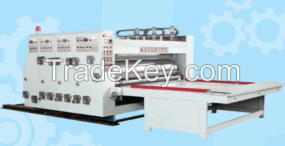 automatic flexo carton printing paper slotting machine carton die cutt