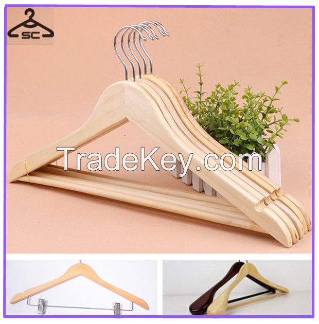 colorful and high quality wooden hangers supply