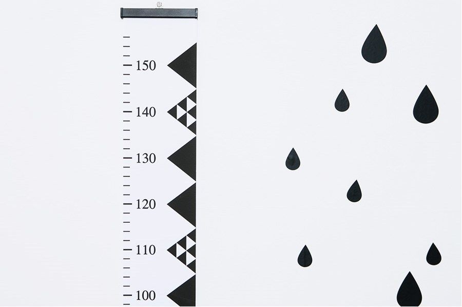 High definition fabric for printing - growth chart ruler