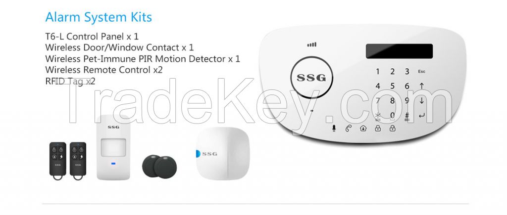 PSTN+GSM alarm system