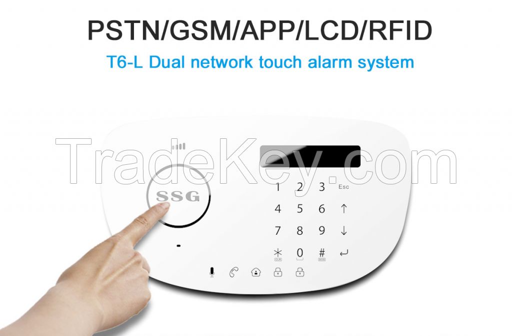PSTN+GSM alarm system