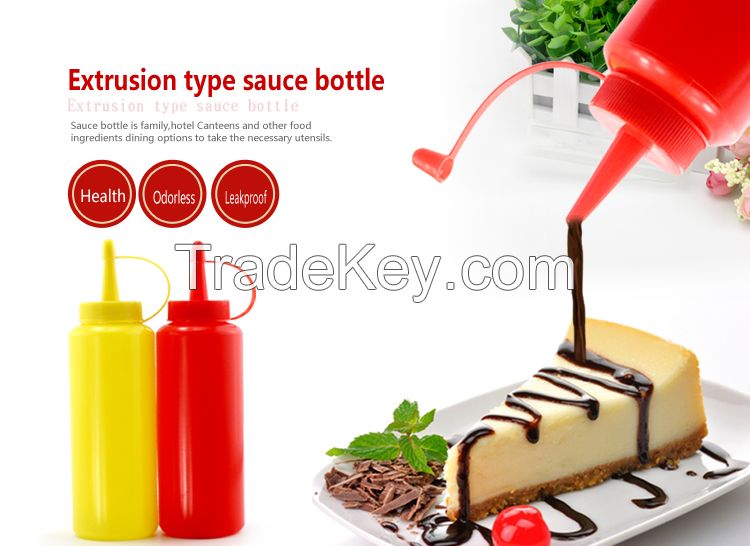 High quality kitchen tools plastic soy  plastic 150ml squeeze sauce bottle  