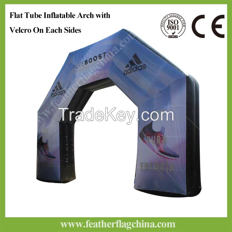 Full Color Print Direct Inflatable Arch Welcome/Start/Finish Line Entrance Archway