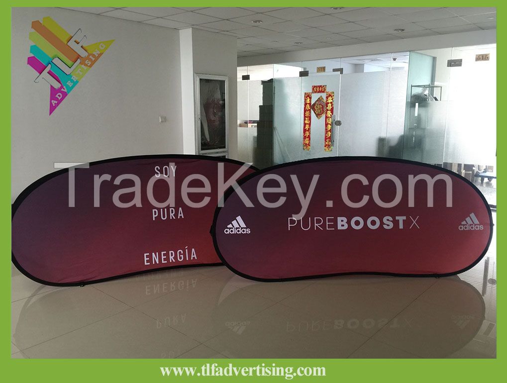 Outdoor Custom Printed Promotional Adveritising Golf Pop up Golf Banner for Event