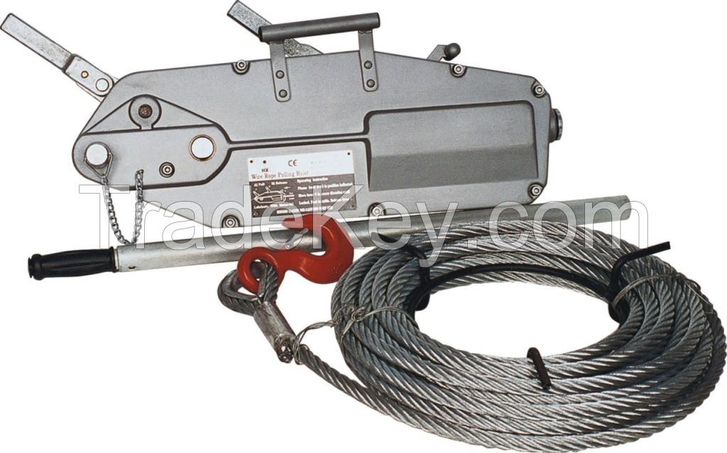 Wire Rope Pulling Hoist with Aluminium Body 0.8t-5.4t