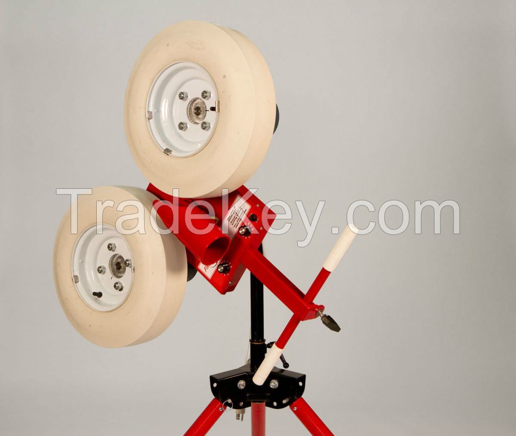 First Pitch Double Wheel Baseball PItching Machine