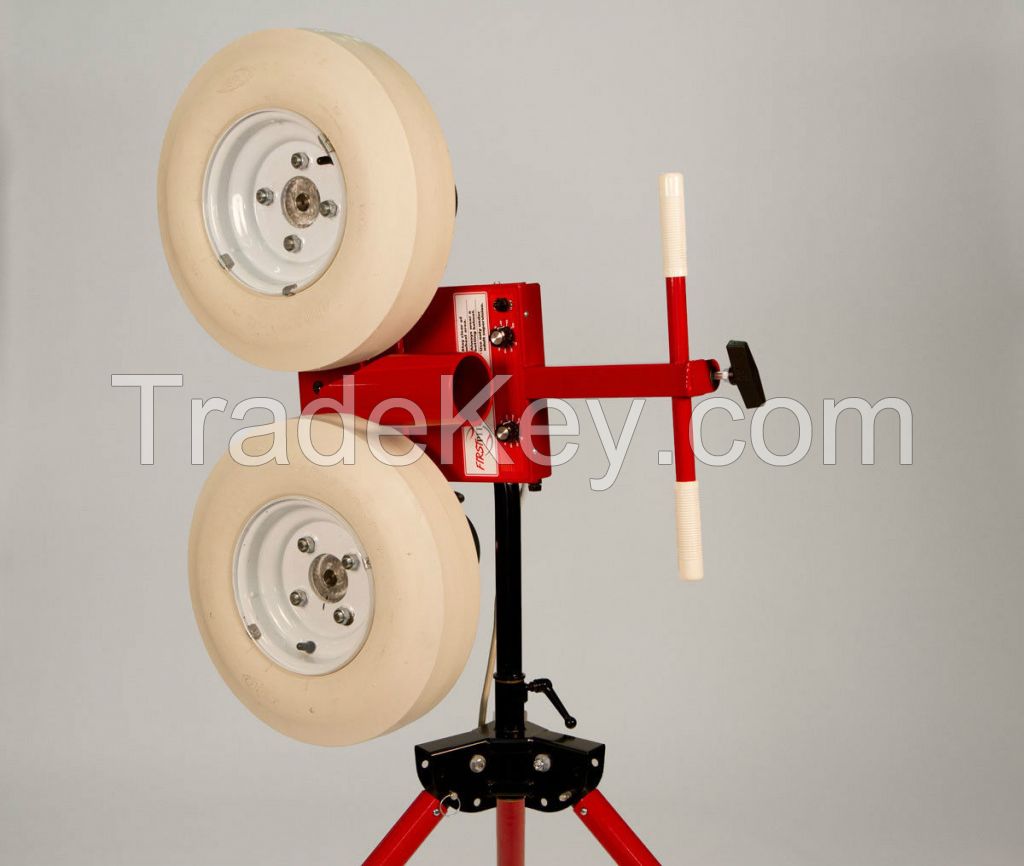 First Pitch Double Wheel Baseball PItching Machine