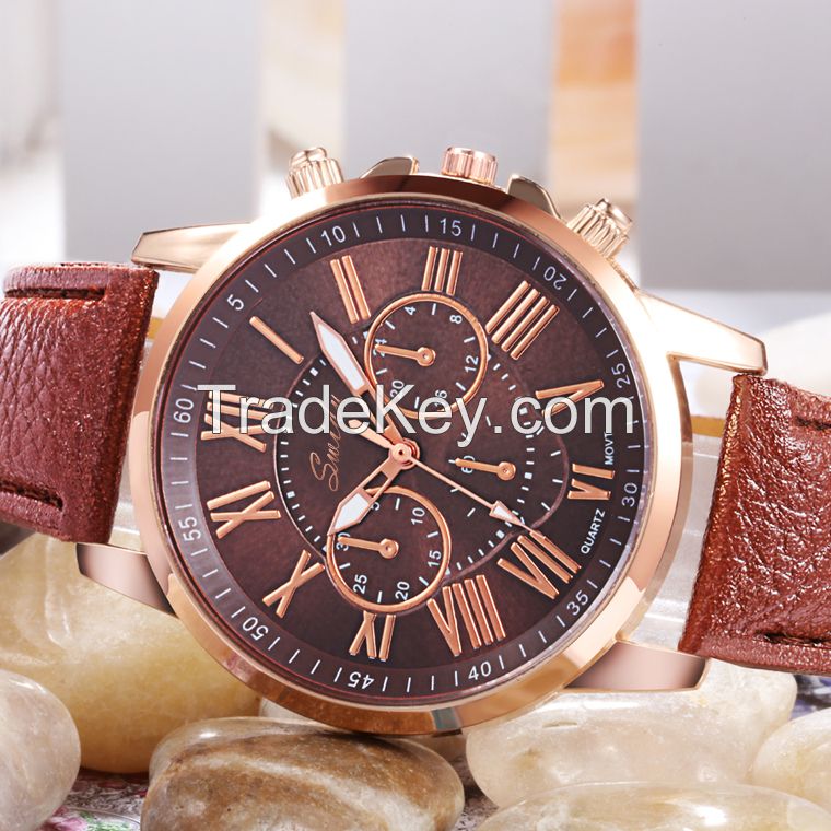 SWIDU stainless steel back fashion design men's wrist watch K901