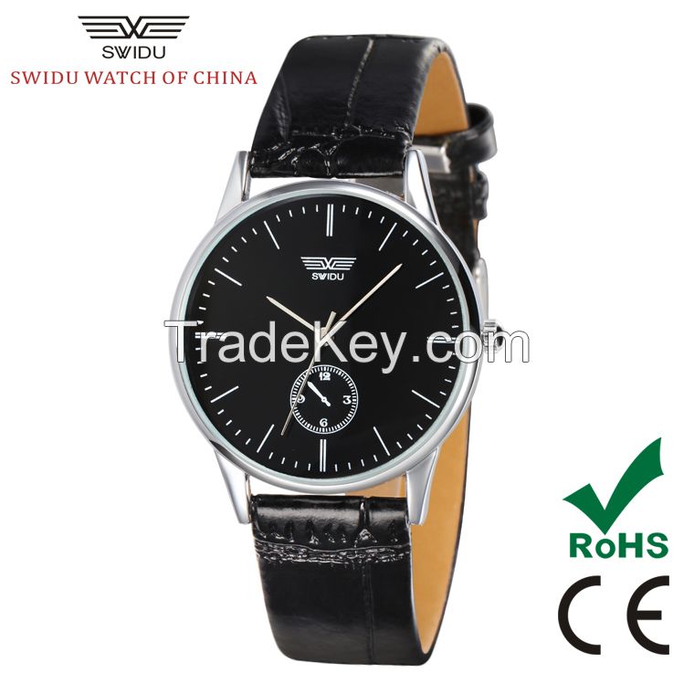 SWIDU stainless steel back water resistant valentine couple watches for lovers SWI-003