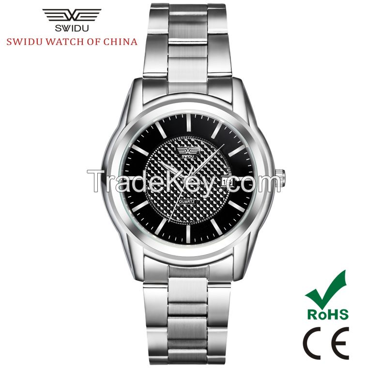 wholesale high quality white dial blue Roman numerals hand personalized quartz movement wrist watches 