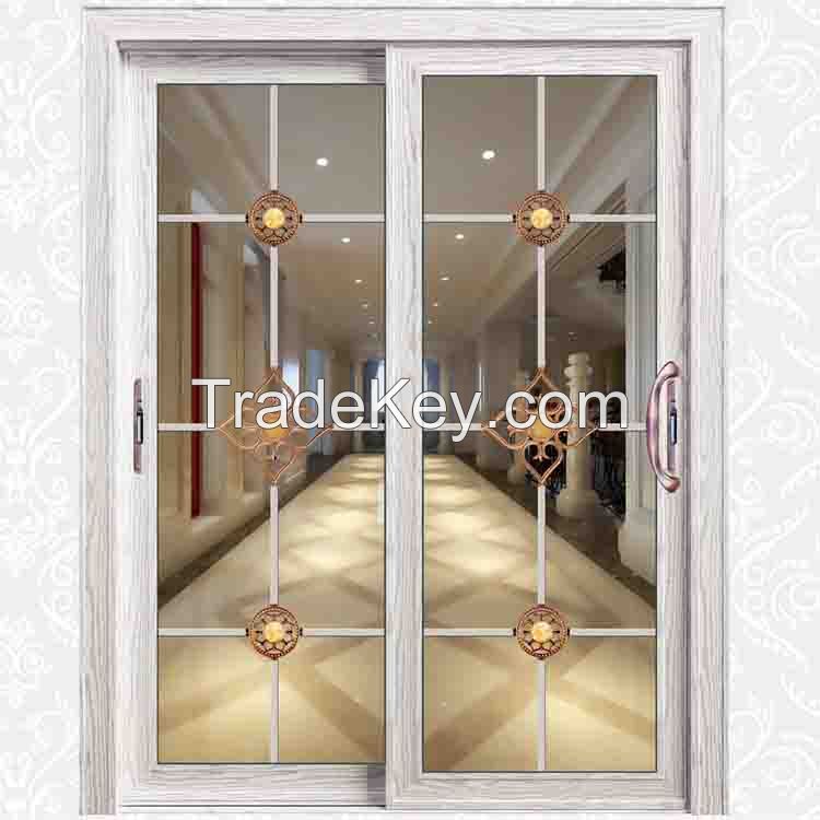 thermal shield sliding aluminium doors double glazed