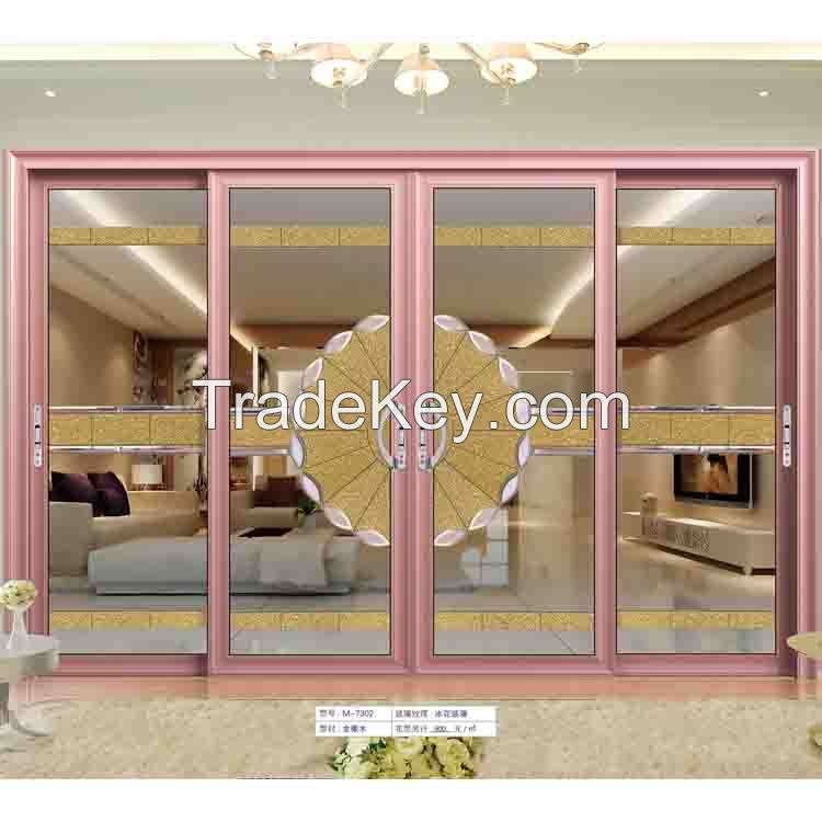 double wrought aluminium sliding french patio doors