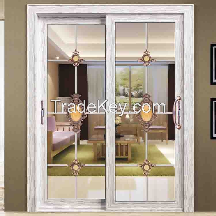 aluminium patio interior french doors with tempered glass