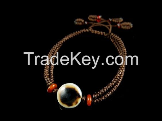 Wholesale Jewelry Luk Mik Tabular Beads Goat's Eye