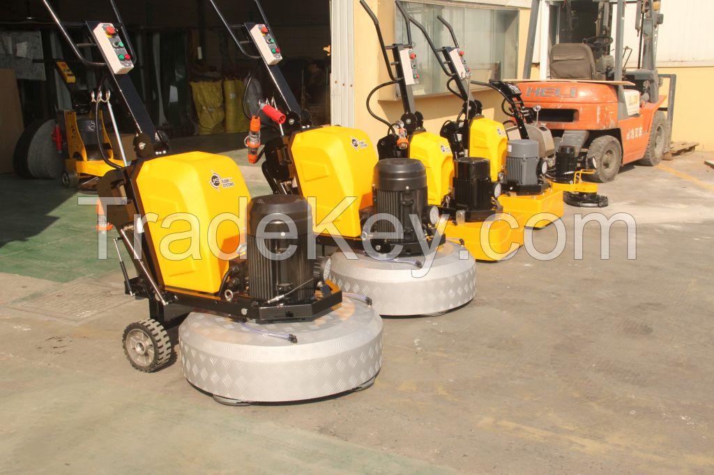 JS630 Heavy duty four heads concrete marble floor grinder and polisher for sale