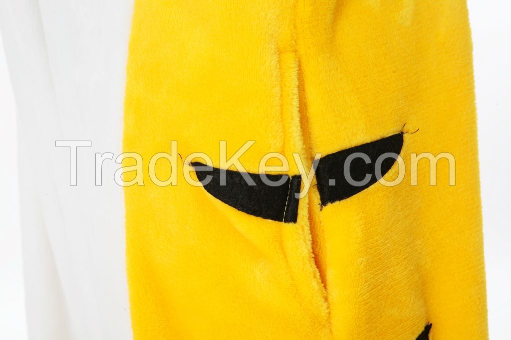 onesie adult yellow  tiger