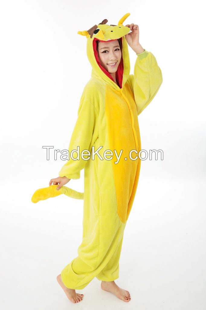 onesie adult yellow china dargon