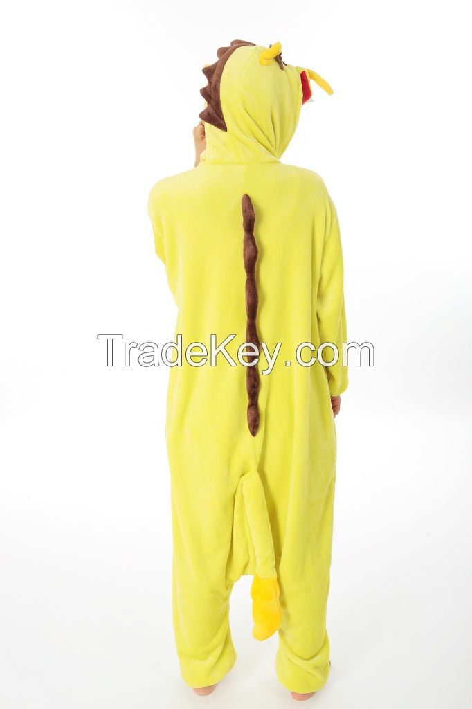 onesie adult yellow china dargon