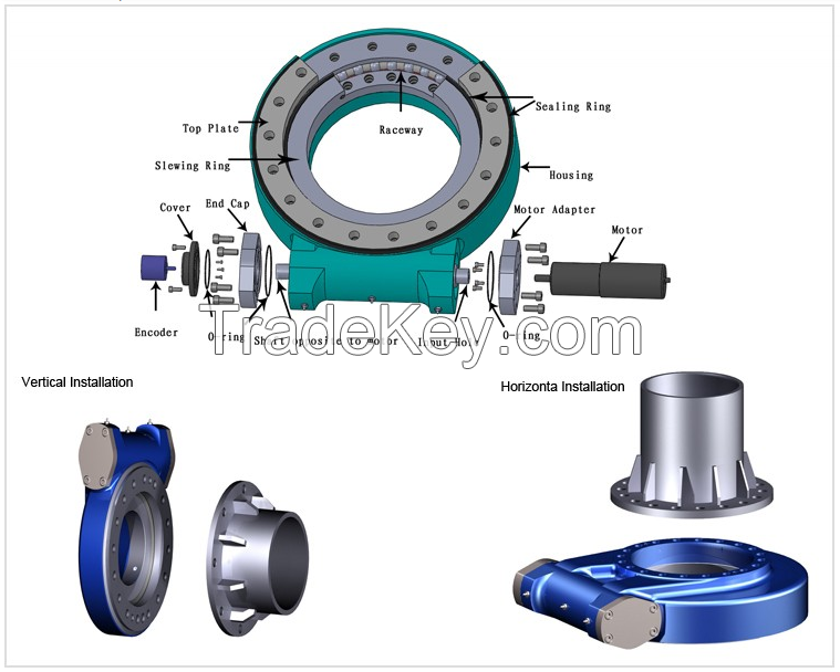 Solar Tracker Parts Slewing Drive SE3 / PE3 / ZE3