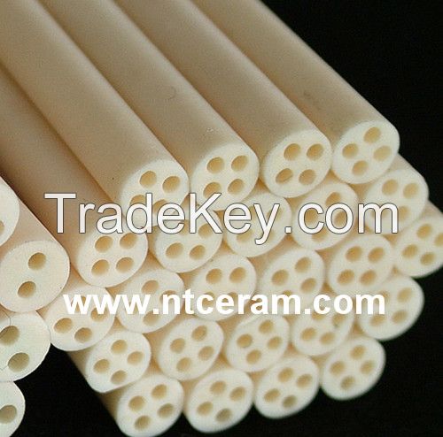 Customize Porous Ceramic Tube 2 Channels/ 3 bores/ 4 holes Insulation Ceramics