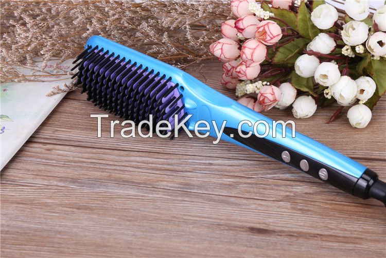 2016 Hot Lcd Tourmaline Ceramic Mch Hair Straightener Brus