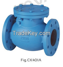 BS5153 PN10/PN16 CAST IRON SWING CHECK VALVE