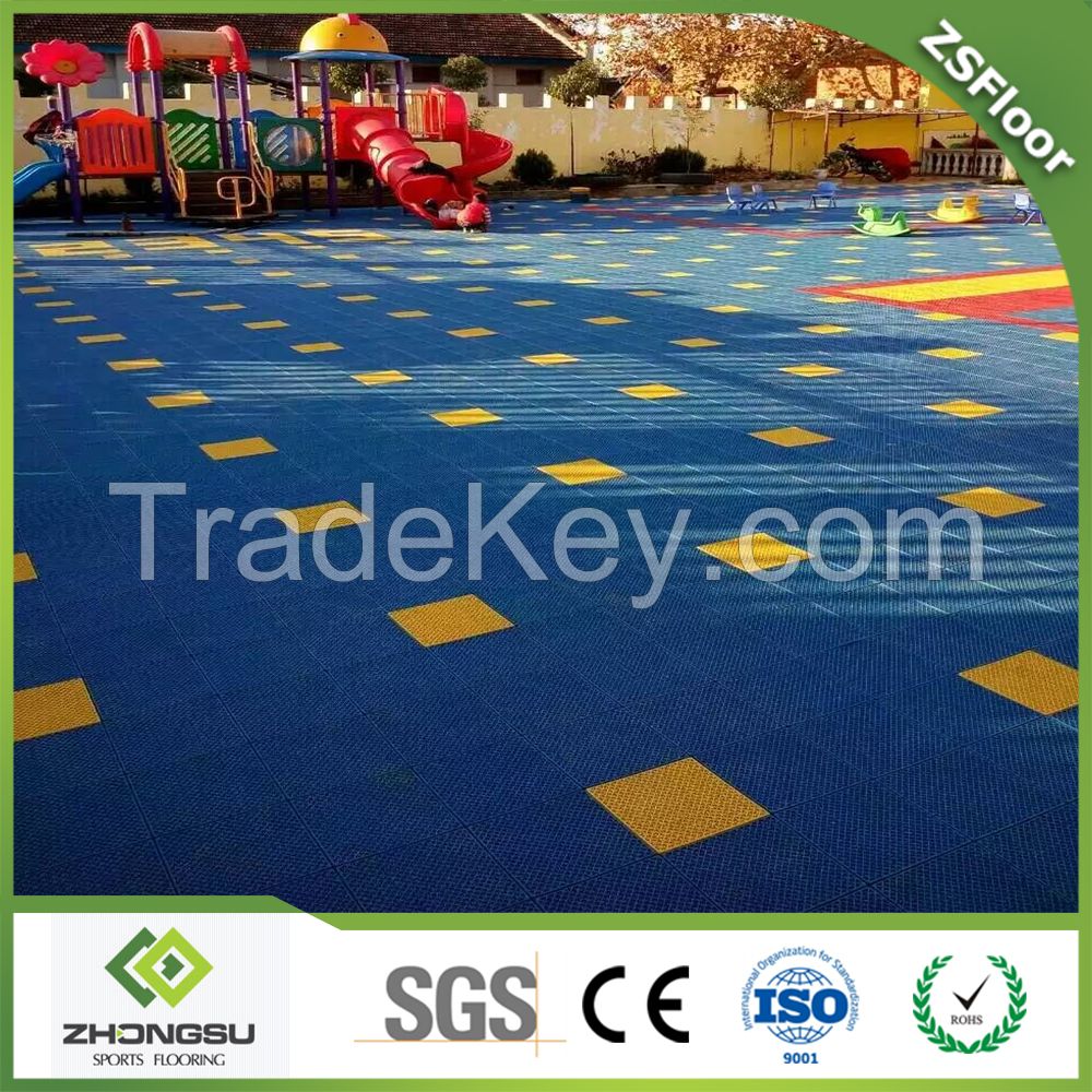 ecycable eco-friendly interlocking kids playground flooring