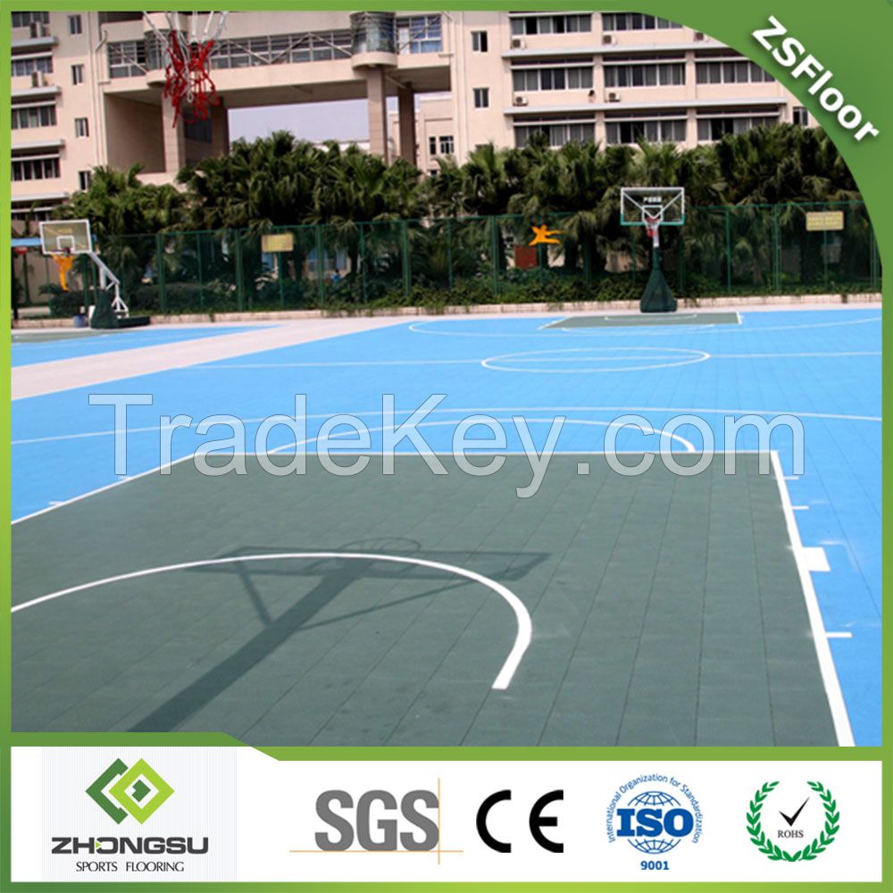 pp interlocking basketball court flooring