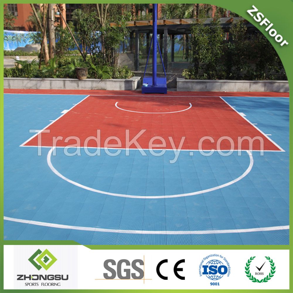 Basketabll court flooring