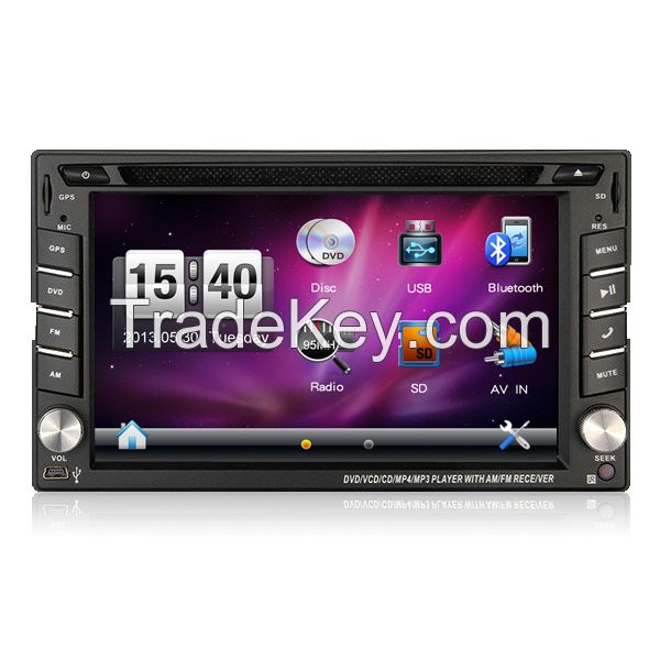 2016 new 2 DIN Car DVD GPS Player Double Radio Stereo In Dash MP3 Head Unit CD Camera parking 2DIN HD TV Radio Video Audio