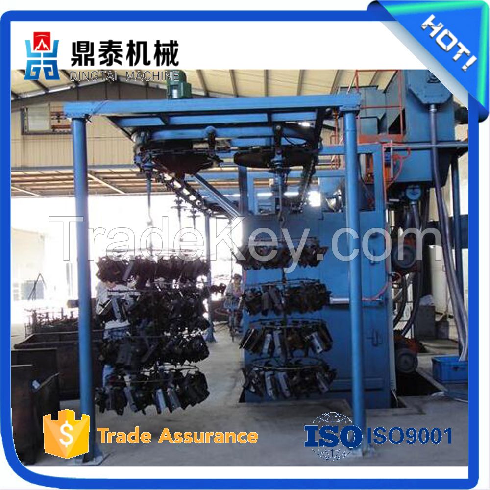 Catenary through type shot &amp;amp; sand blasting machine