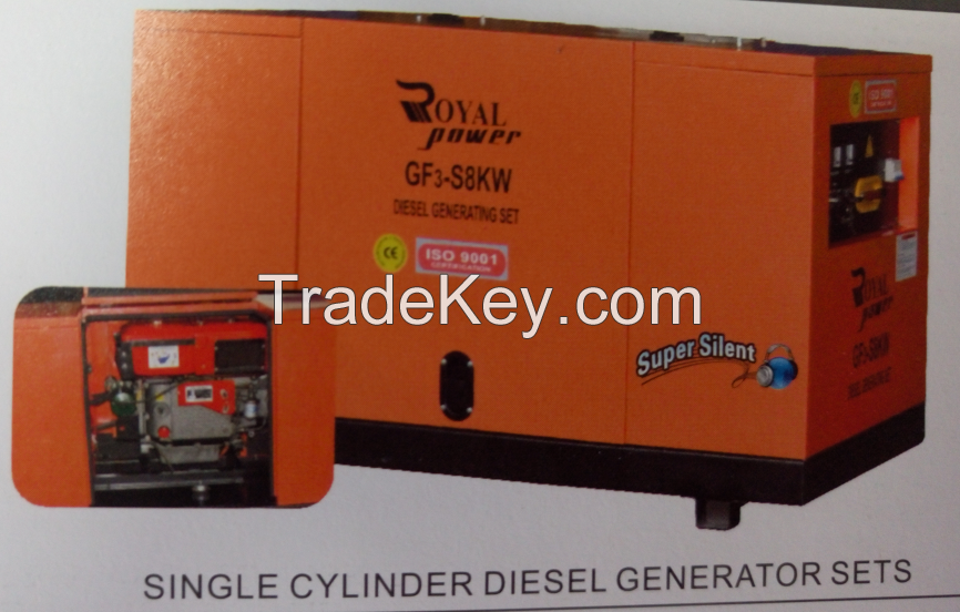 SILENT WATER-COOLED DIESEL GENERATOR  SETS