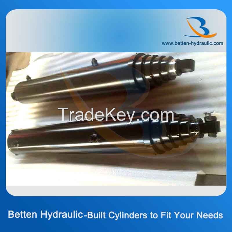 3 stage telescopic hydraulic cylinder for dump truck