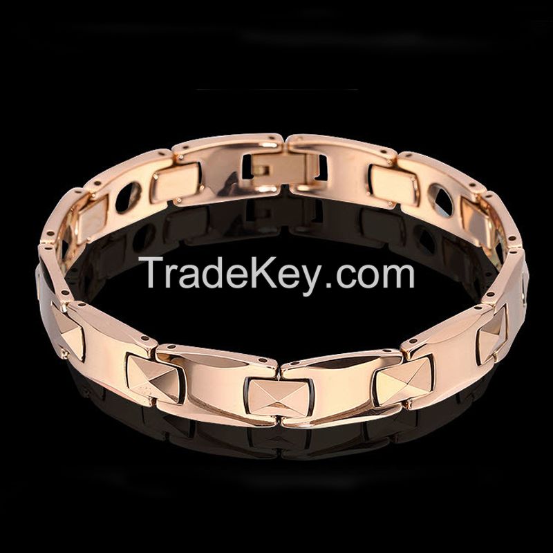 Rose Gold Plating Health Care Bracelet Full Germanium Bracelet