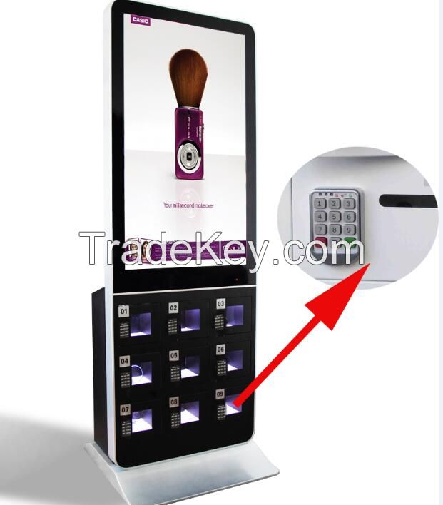 42 inch advertising screen phone charging station