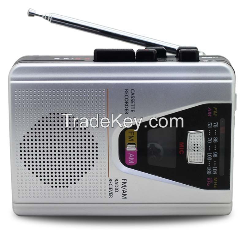 walkman with AM/FM dual band radio and auto-reverse