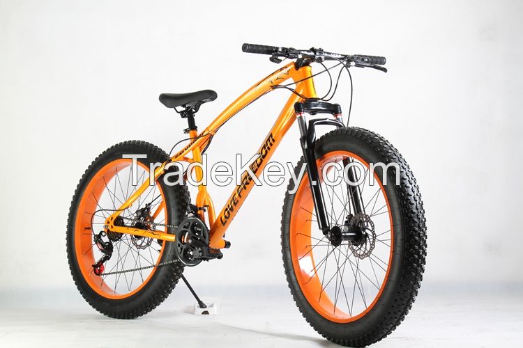 new 21 speed 26inch 4.0 fat tire wheel road bicycle mtb mountain sand snow bike