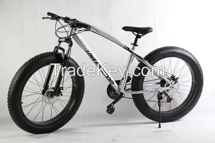 new 21 speed 26inch 4.0 fat tire wheel road bicycle mtb mountain sand snow bike
