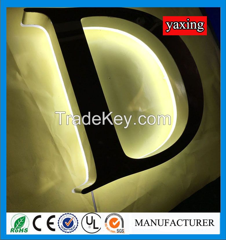 Direct manufacturer led backlit letter