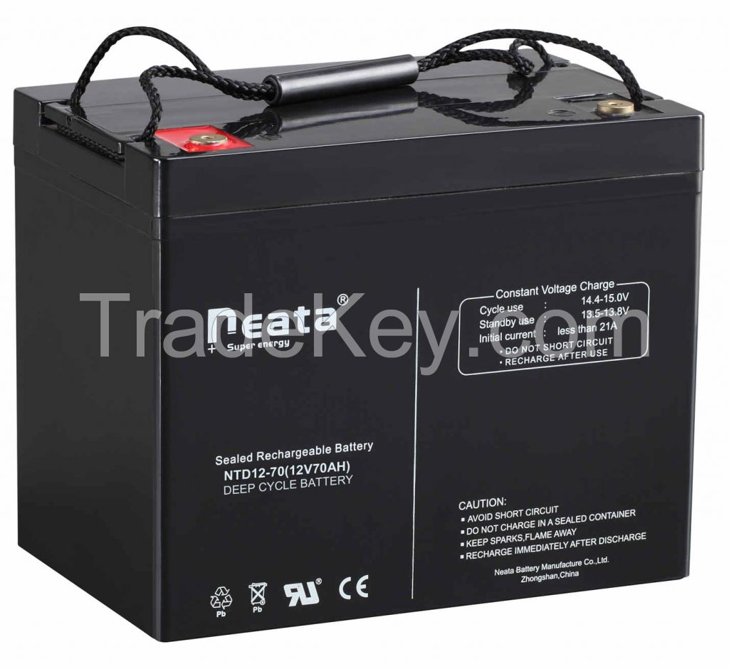 Deep cycle Battery 12V 70Ah