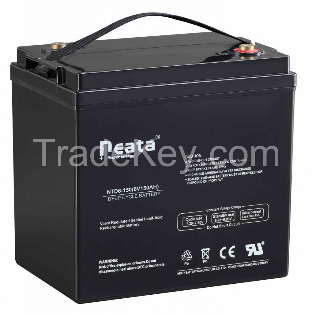 Deep cycle Battery 6V 150AH