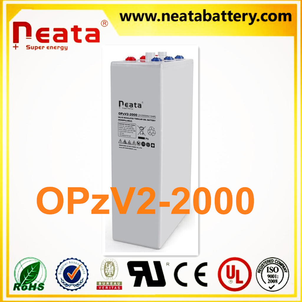 Neata Battery Deep Cycle Battery Tubular Gel Battery 2V2000AH