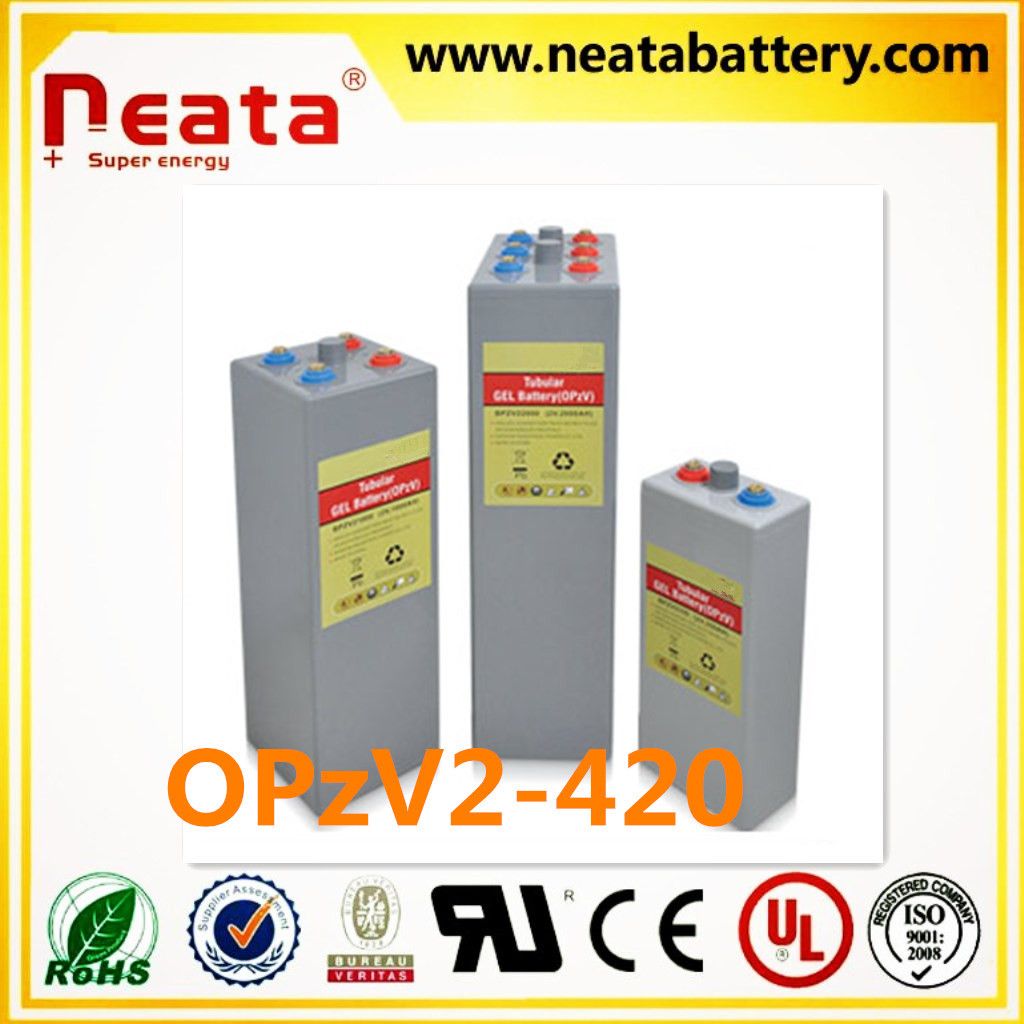AGM Tubular Battery 2V420Ah OPZV Gel battery rechargeable battery