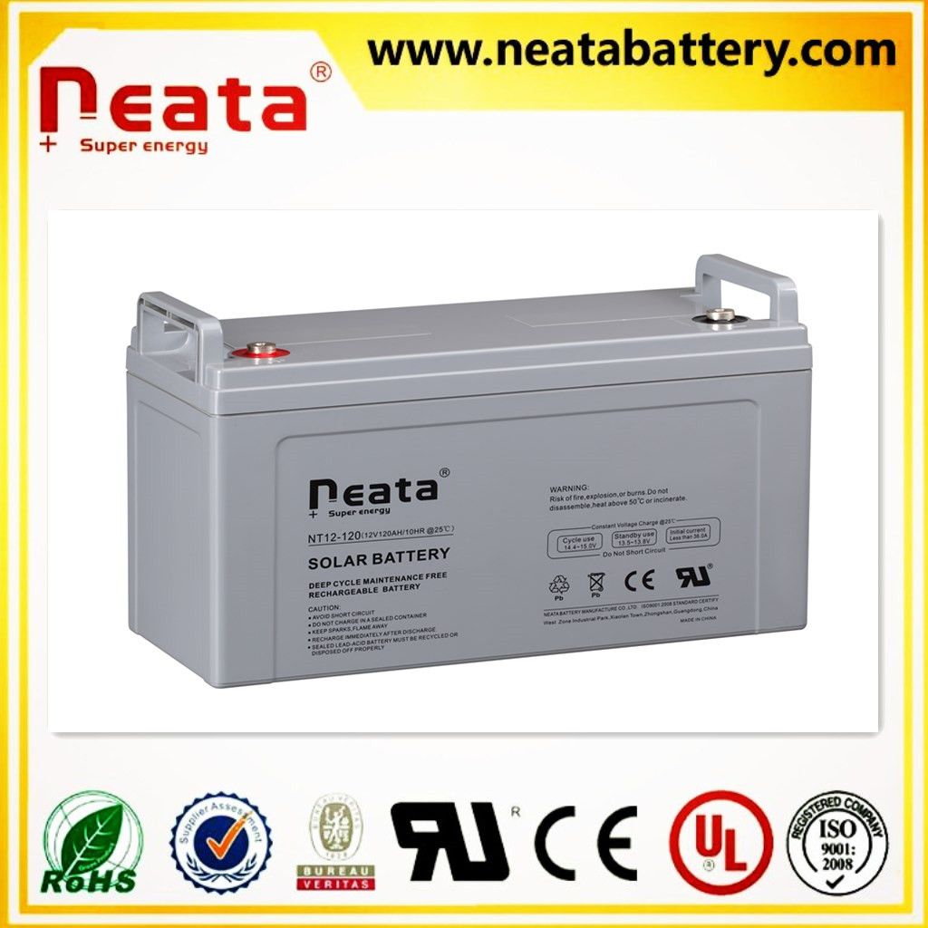 Wind system battery deep cycle battery 12v120ah VRLA battery