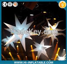 Hot sale led lighting inflatable star for event decoration