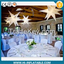 Hot sale led lighting inflatable star for event decoration