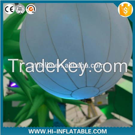 Colorful led light air blown inflatable balloon for event decoration