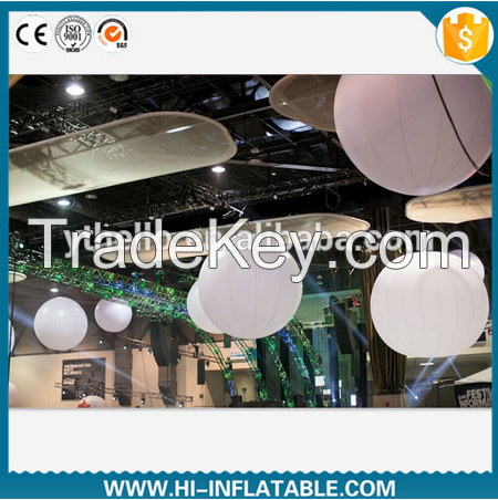 Colorful led light air blown inflatable balloon for event decoration